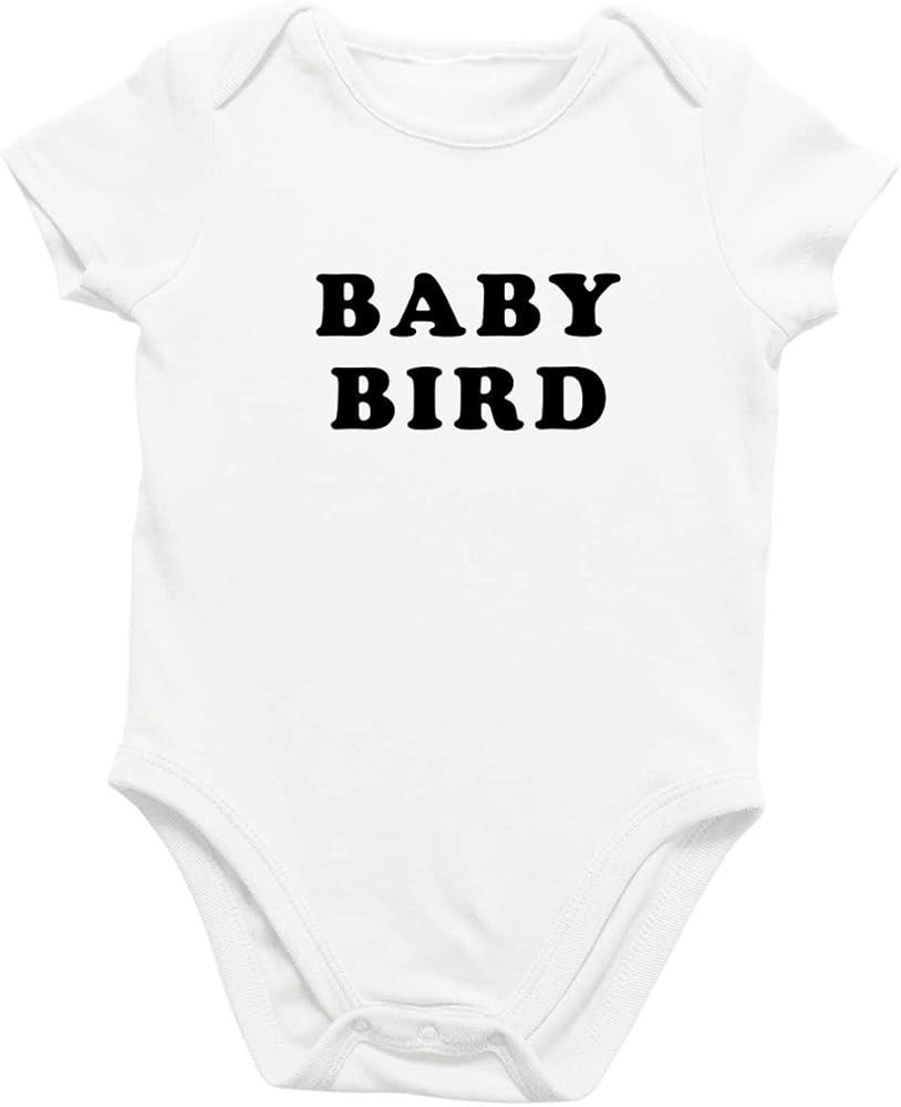 Onesie Organic Baby One Piece Short Sleeve Sweet Cute Trendy Minimal Bodysuit 0-12 Months - Baby ... | Amazon (US)