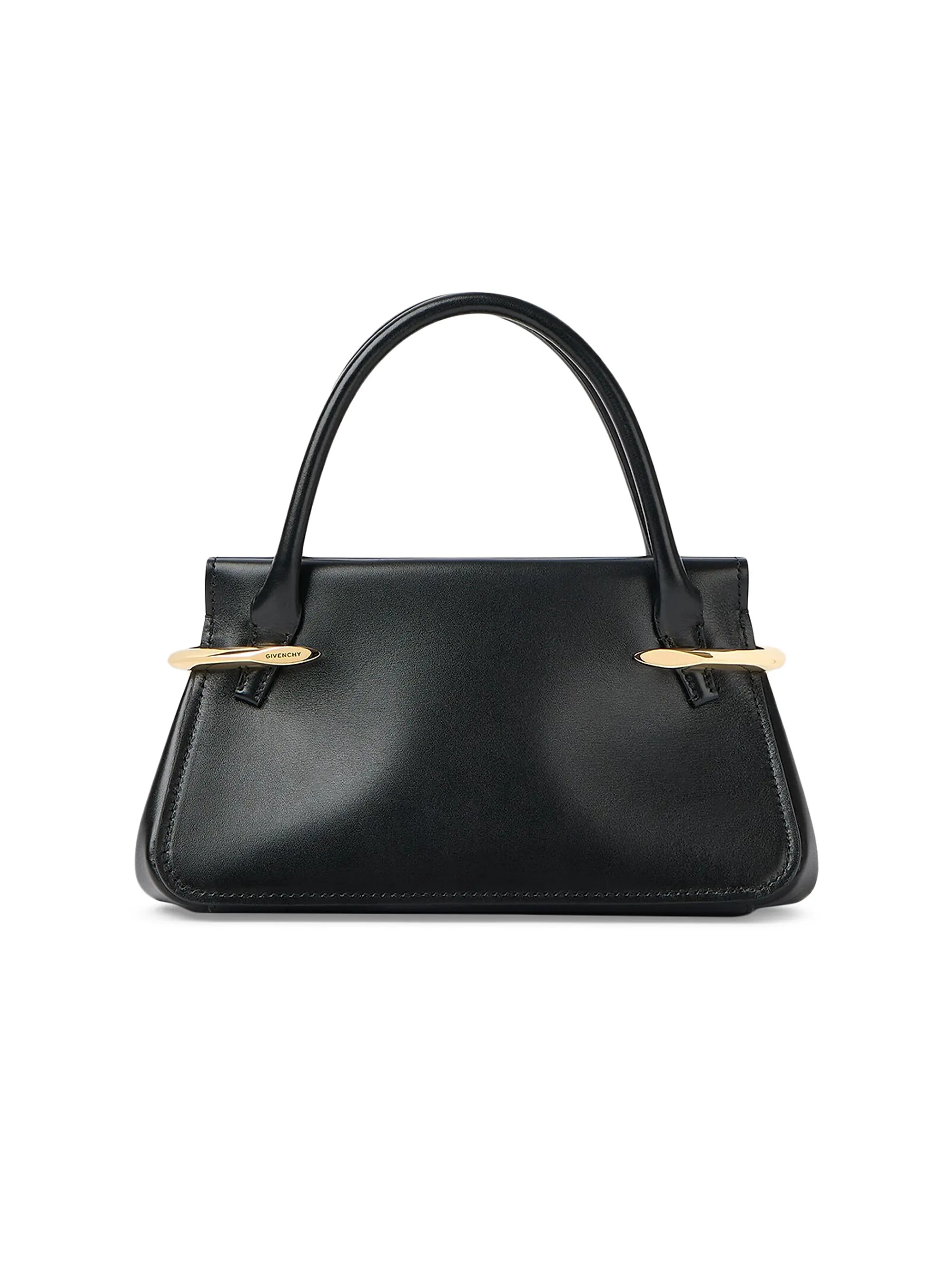Givenchy Mini Pinch Top Handle Bag in Leather | Saks Fifth Avenue | Saks Fifth Avenue