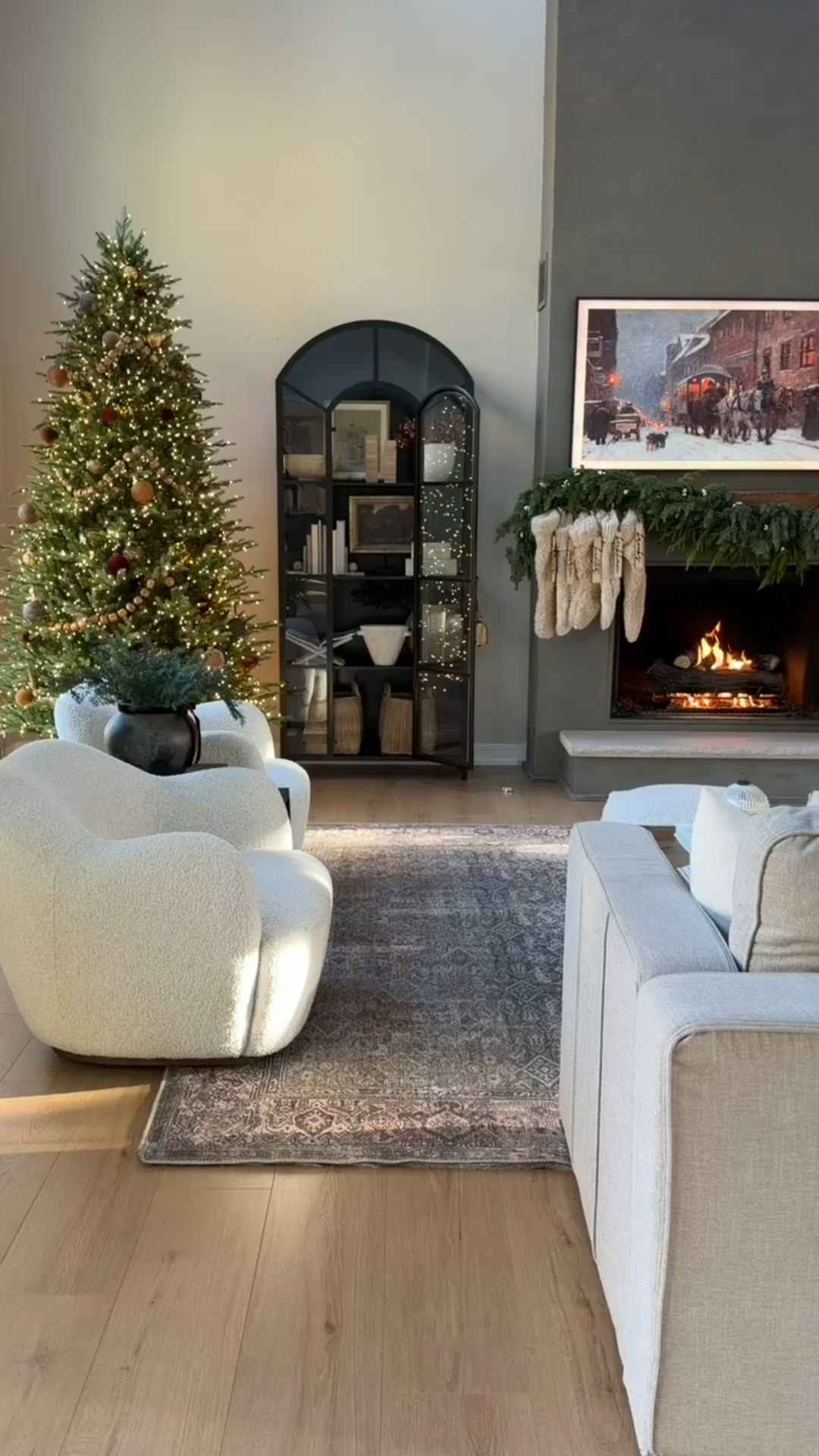 Cozy, warm, layered, and neutral 🎄🤍✨ If you love an modern organic look with seasonal touches, but always a space that’s comfortable and lived-in, then you’re in the right spot! 

#LTKHome #LTKHoliday