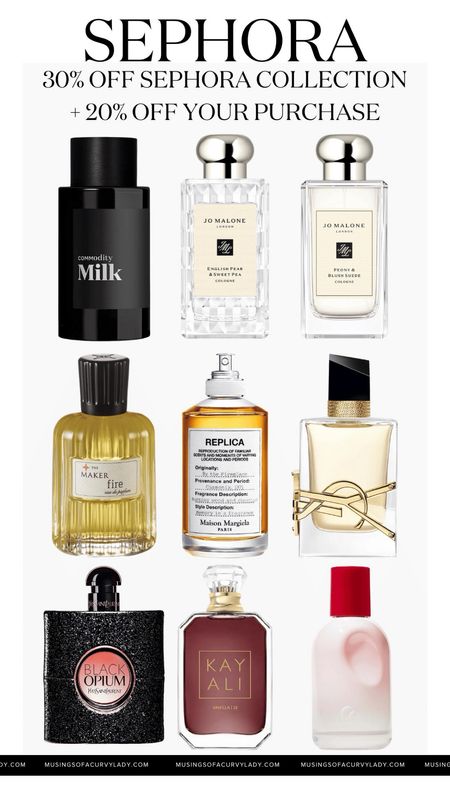 20% off your purchase at Sephora today through December 10th! It’s the perfect time to stock up on your favorite fragrance! 

Sephora sale. Perfume. Fragrance. Vanilla perfume. Jo Malone. YSL. Replica. 


#LTKGiftGuide #LTKbeauty #LTKsalealert