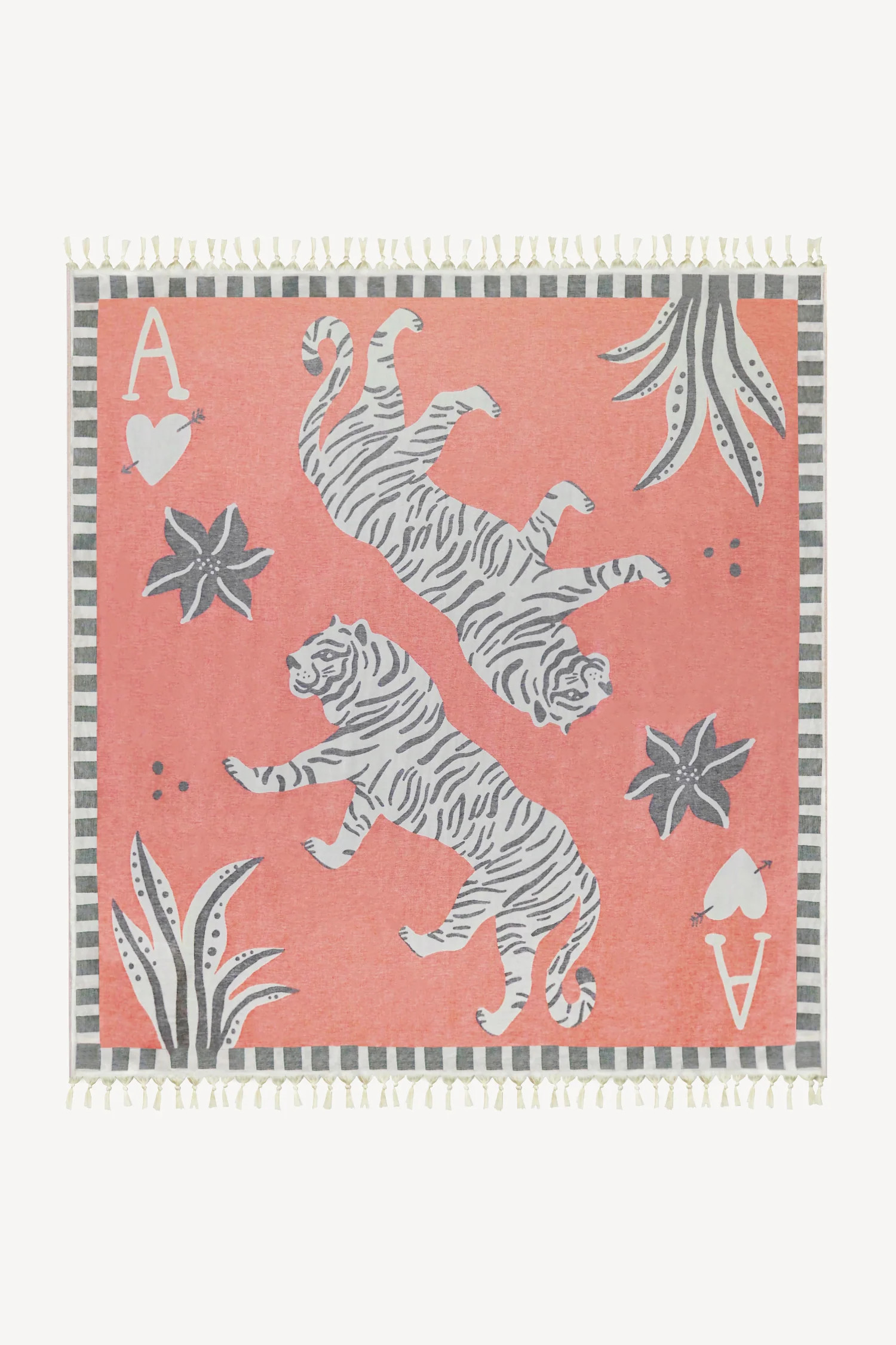 Tuch 'Tiger' in Rot | ANITA HASS