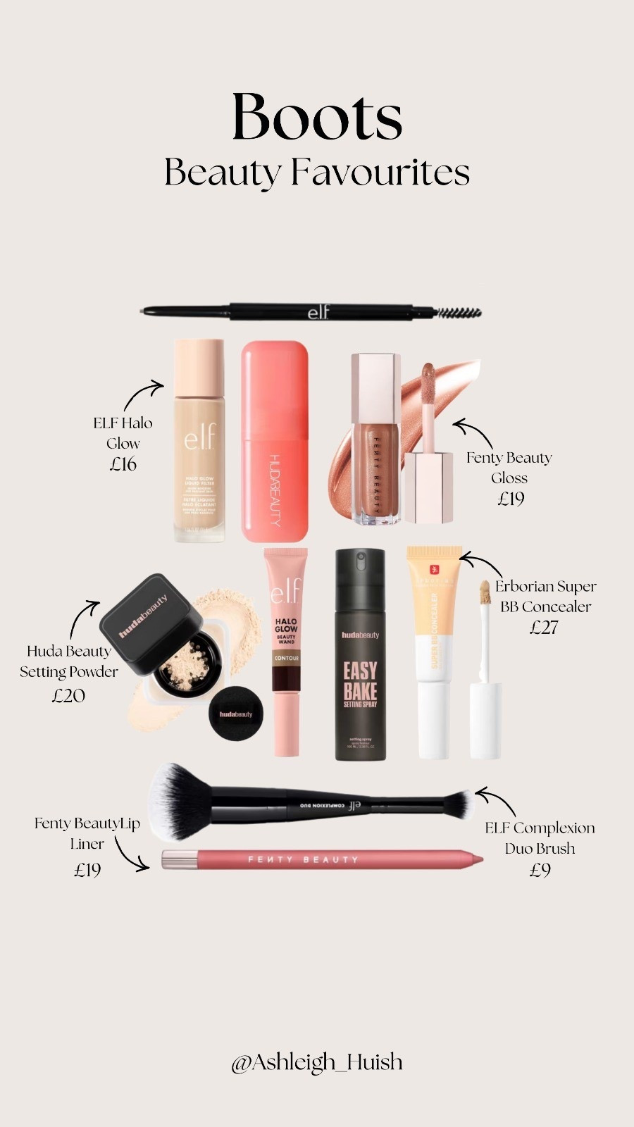 My Boots Beauty Favourites💋💄


Boots, Elf, Huda Beauty, Fenty Beauty, Lip gloss, Makeup Routine, Everyday Makeup, Blush, Setting Powder, Concealer 

#LTKwinter #LTKuk #LTKbeauty
