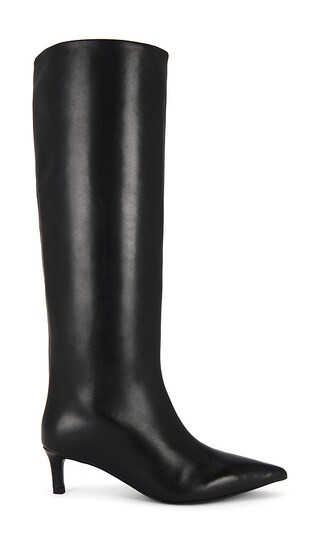 Free People Kiki Kitten Heel Boot in Black. - size 6.5 | Revolve Clothing (Global)