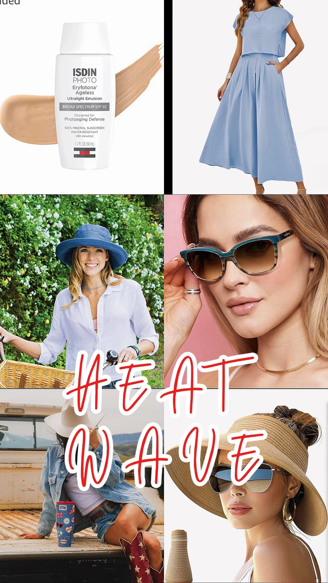 Keep it cool: oversized button-down, high-waist bike shorts, comfy slides, and a portable fan + SPF moisturiser for extra protection. Throw in a wide-brim hat and you’re summer-proof. Shop my faves for max chill vibes ✨🧊

#LTKOver40 #LTKTravel #LTKWorkwear