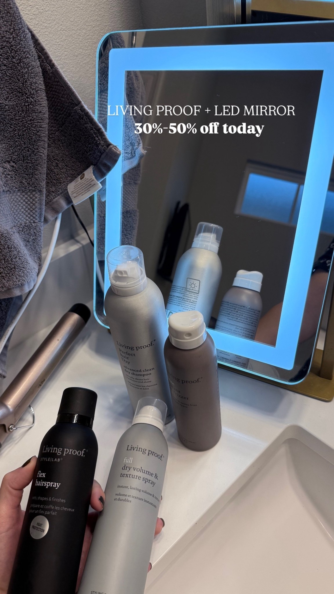 LED mirror and living proof up to 50% off today! 
Great gift idea for her and stocking stuffers! 

#womens #led #lightupmirror #beauty #haircare #holidayshopping #christmas #blackfriday #amazondeal #sale #musthaves #amazon #cyberweek

#LTKFindsUnder50 #LTKSaleAlert #LTKCyberWeek