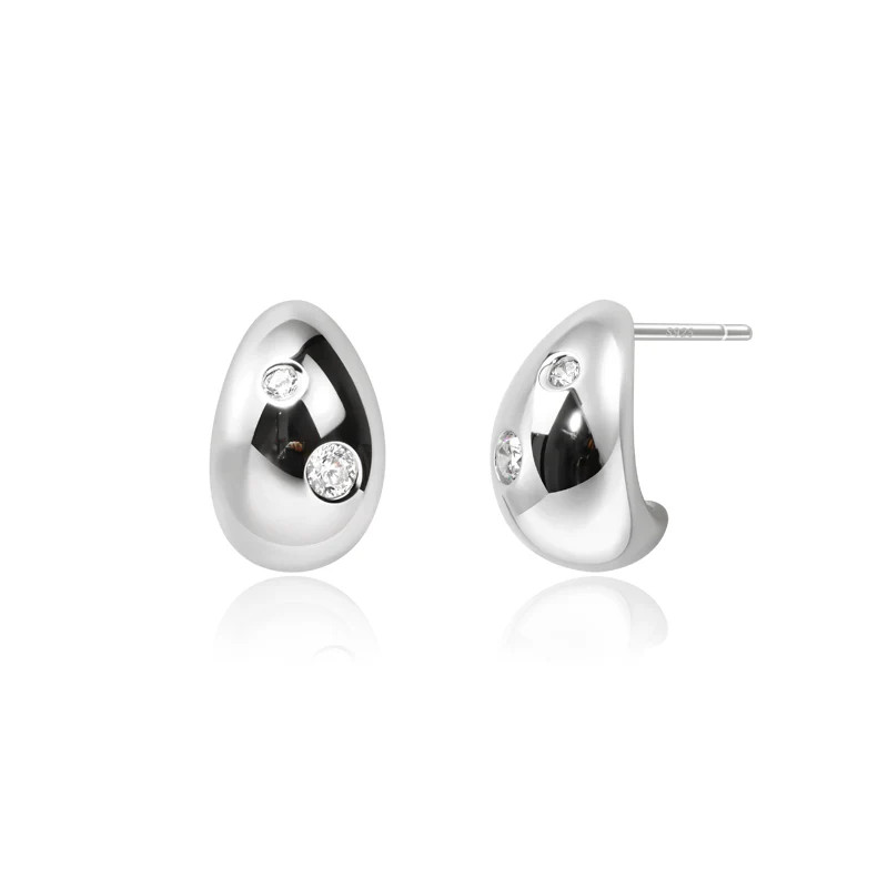 FANCIME “Sugar Bean” Sterling Silver Earrings | FANCI ME