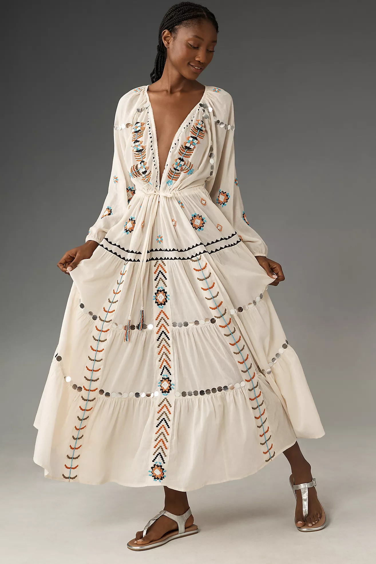 By Anthropologie Boho Embellished Kaftan | Anthropologie (US)
