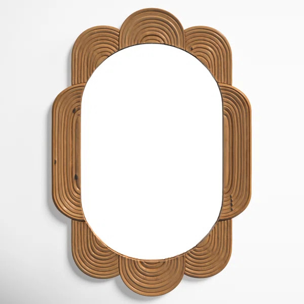 Ruta Wood Scalloped Wall Mirror | Wayfair North America