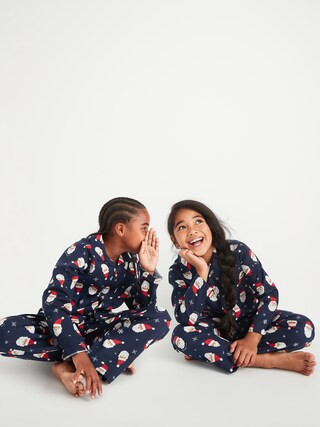 Gender-Neutral Matching Flannel Pajama Set For Kids | Old Navy (US)