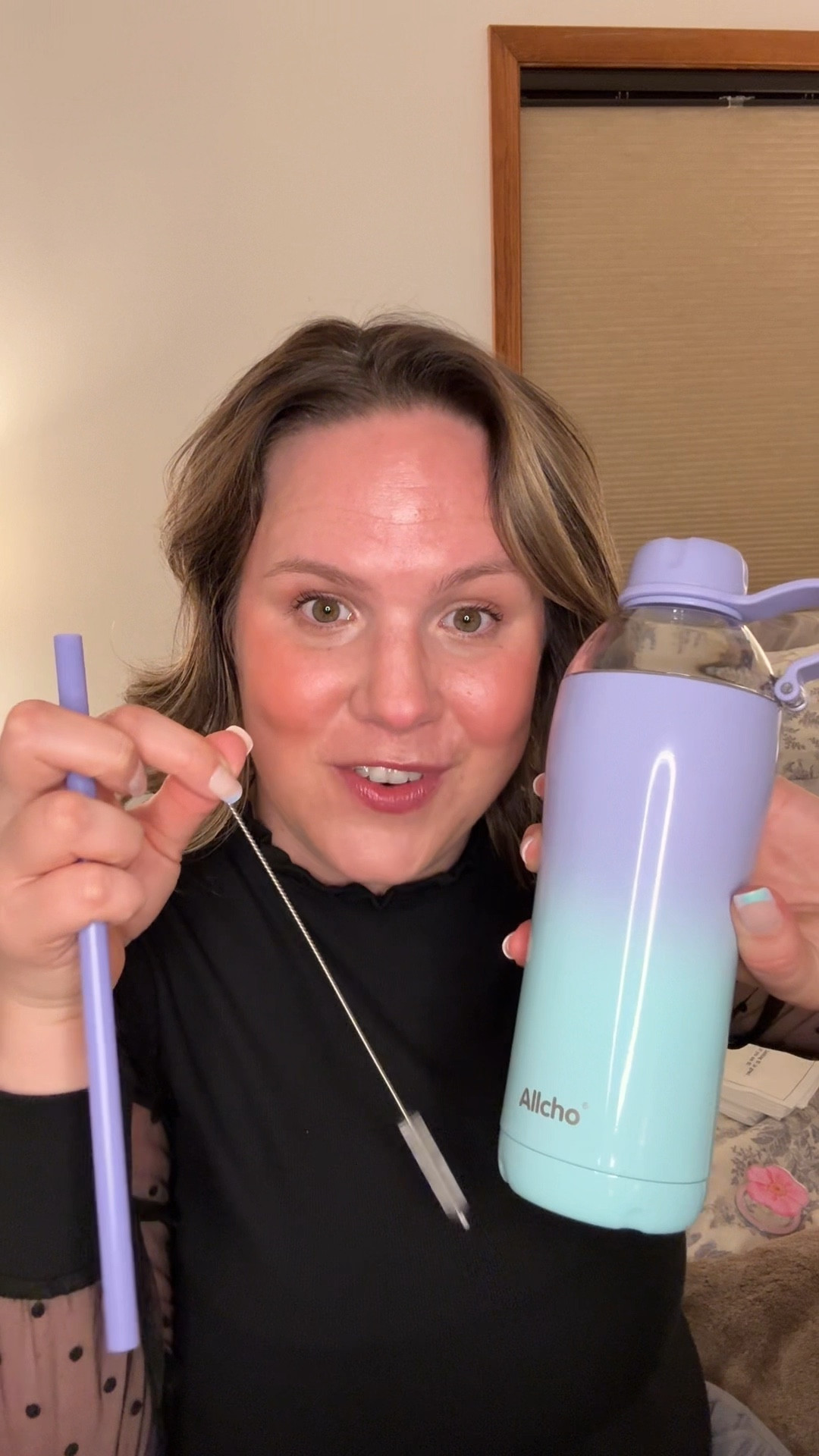 Insulated Water Bottle Christmas Gifts for Women, 18 oz Stainless Steel Water Bottles, Double Walled, 2 Lids (Chug & Tumbler) - Hydrate & Caffeinate 

#LTKActive #LTKGiftGuide #LTKselfcare