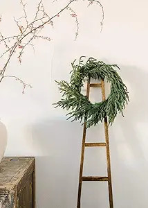 Afloral Real Touch Norfolk Pine Wreath - 24" | Amazon (US)