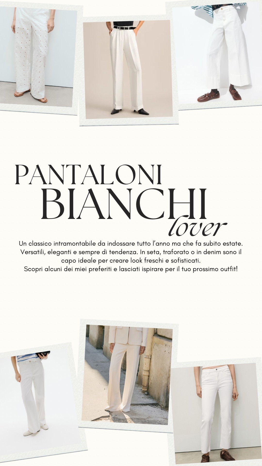 Pantaloni bianchi. 
Una selezione di must have  

#LTKworkwear #LTKspring #LTKeurope