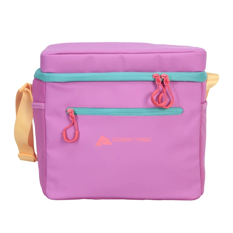 Ozark Trail Small Coated Cooler with Removable Hardliner, 12 Can Capacity, Summer Vibes Collectio... | Walmart (US)