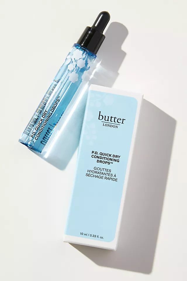 butter LONDON P.D. Quick Dry Conditioning Drops | Anthropologie (US)