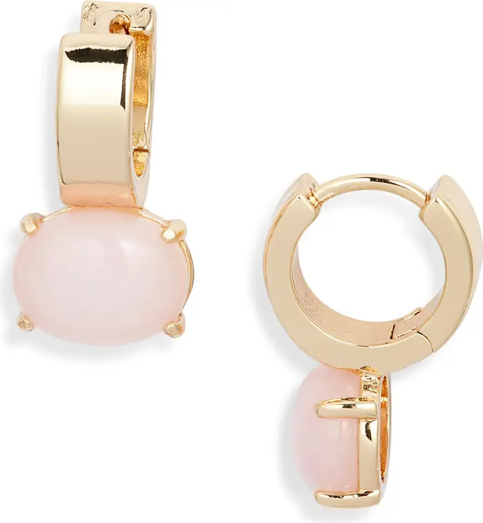 Crystal Drop Huggie Hoop Earrings | Nordstrom