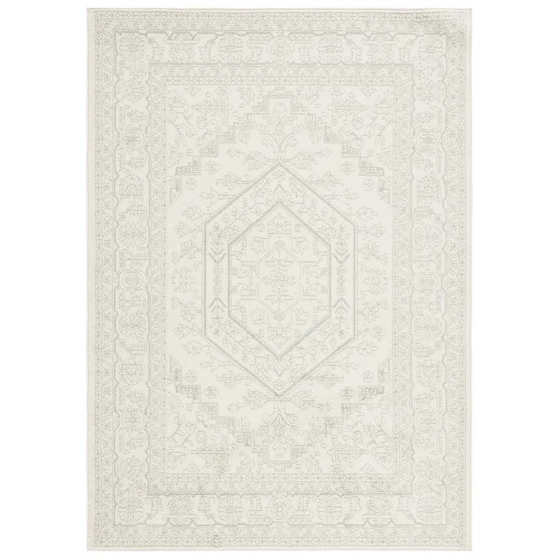 Arrietty Oriental Machine Made Area Rug in Sage/Ivory | Wayfair North America
