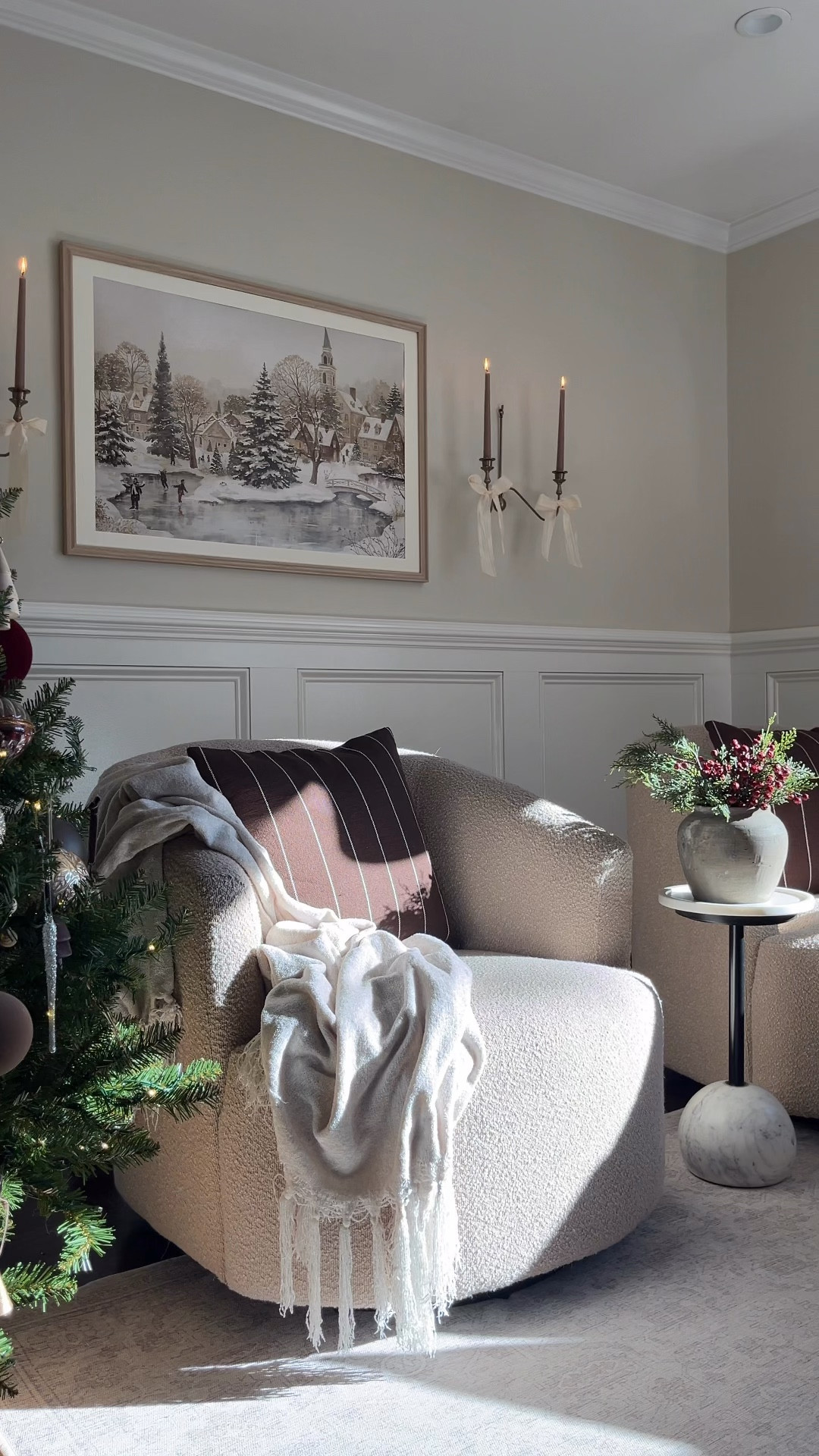 A cozy, collected Christmas & quiet moments to slow down and savor ✨

|Christmas Living Room| |Cozy Christmas| |Candle Sconce| |Christmas Throw Pillows| 

#LTKHoliday #LTKHome #LTKSeasonal