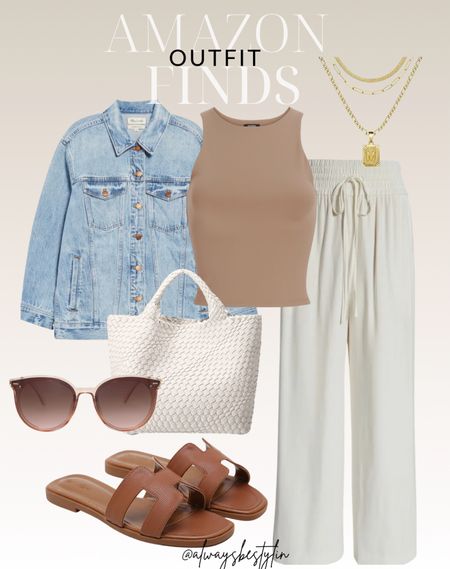 Amazon outfit inspo for spring, bow to style white pants, casual outfit for spring. 
Tank top from amazon best seller for spring. 





Spring dress, spring outfit, Easter dress Wedding Guest, vacation outfits, rug, home decor, jeans, bedroom, maternity outfit, resort wear, Luggage, vacation, outfits lounge, set sweater, dress, wedding dress, home decor, cocktail dress, #LTKFind #LTKunder50

#LTKsalealert #LTKfindsunder50 #LTKSeasonal
