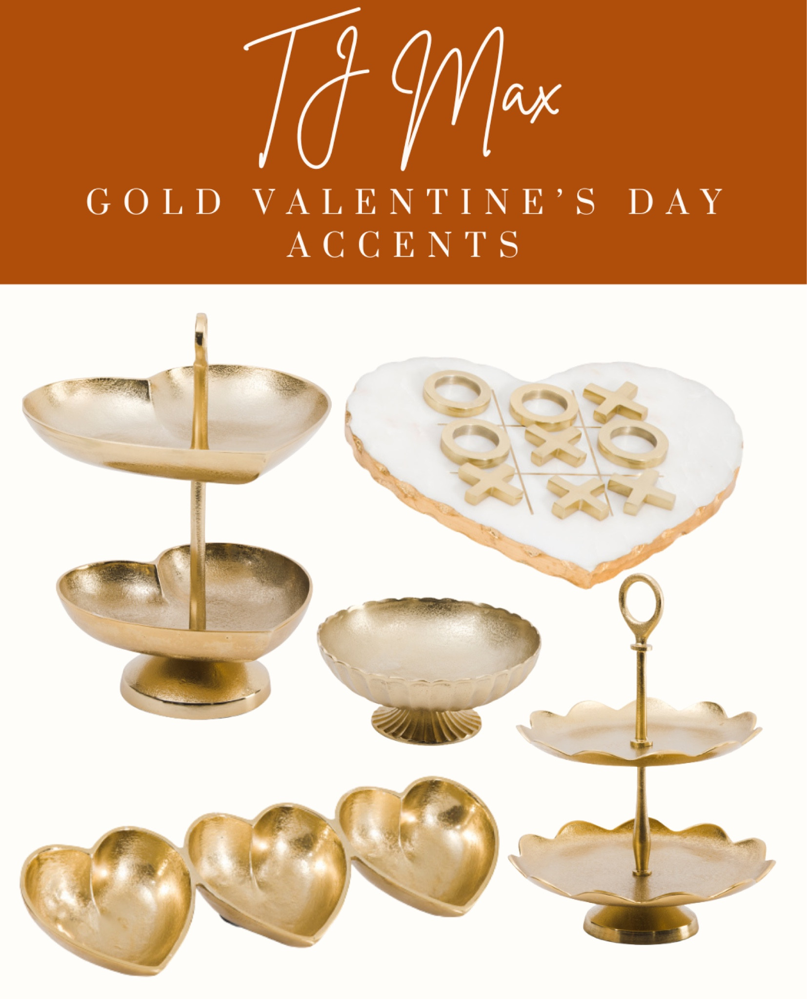 So this year I am going with a more muted and neutral Valentine theme! I think incorporating some gold accents with it would really make it pop! Check out some of the gold accents from TJ Maxx! 

#LTKHome #LTKFindsUnder50 #LTKSeasonal