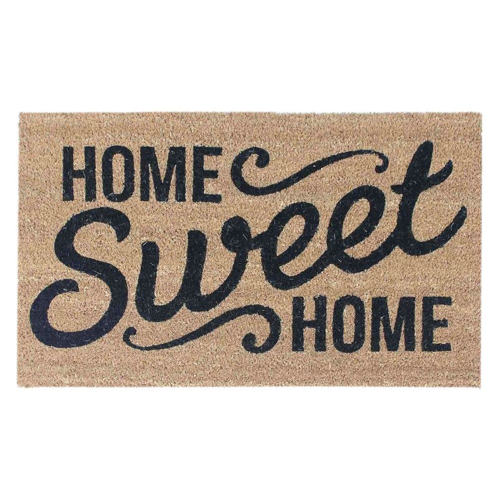 Home Sweet Home Doormat (18""x30"") - Threshold , Beige | Target