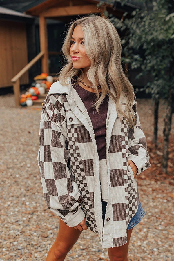 Meet Me By The Bonfire Corduroy Jacket | Impressions Online Boutique