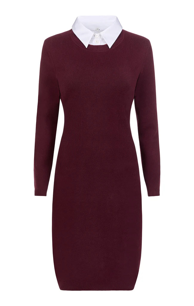 Cashmere-Softened Knit Sheath Dress | Etcetera