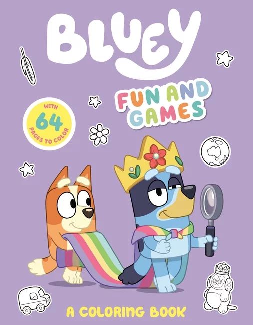 Bluey: Bluey: Fun and Games: A Coloring Book (Paperback) | Walmart (US)