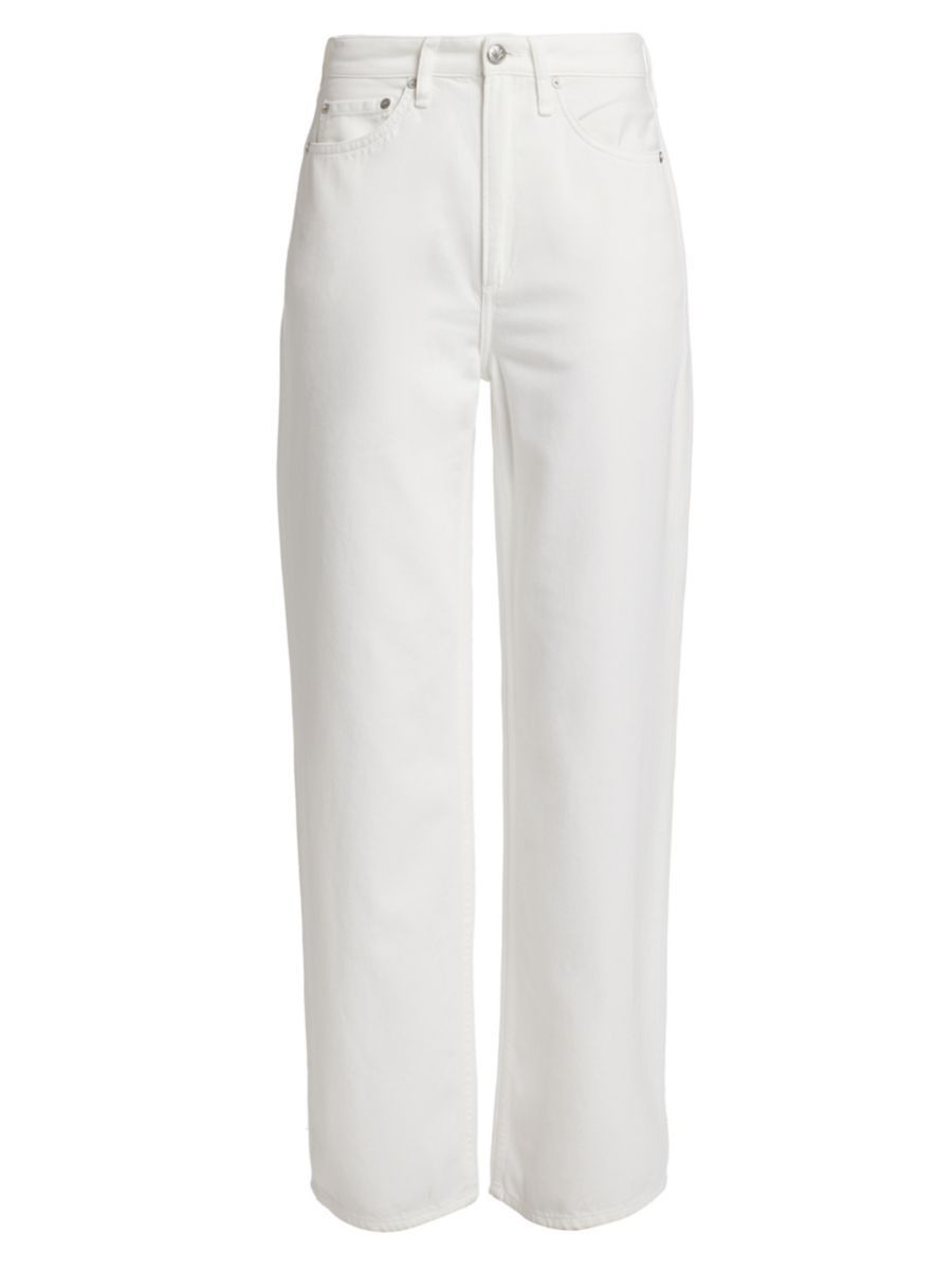 Featherweight Logan Mid-Rise Wide-Leg Jeans | Saks Fifth Avenue
