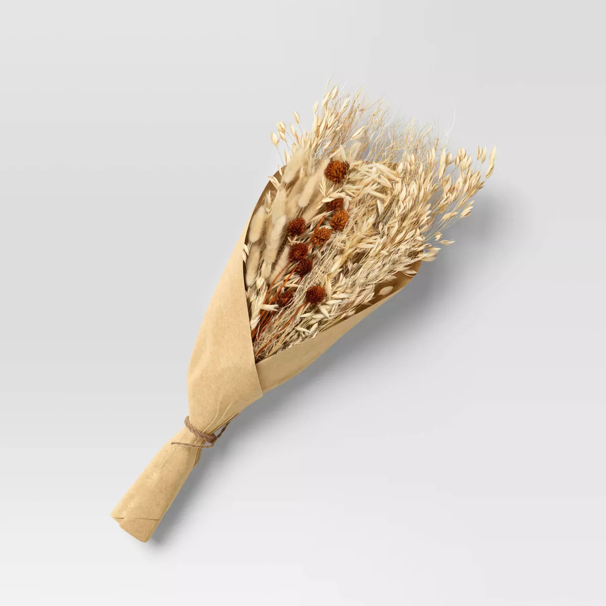 Fall Grass and Bunny Tail Preserved Bundle Dried Arrangement Stems Cream - Threshold™ | Target