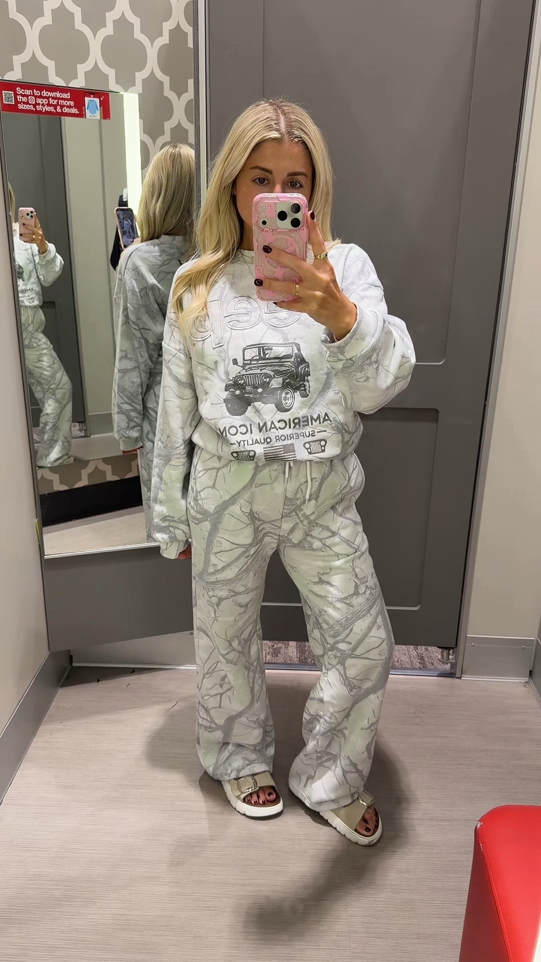 New camo matching set @Target 
Size small
Sandlas tts 
Fall outfit