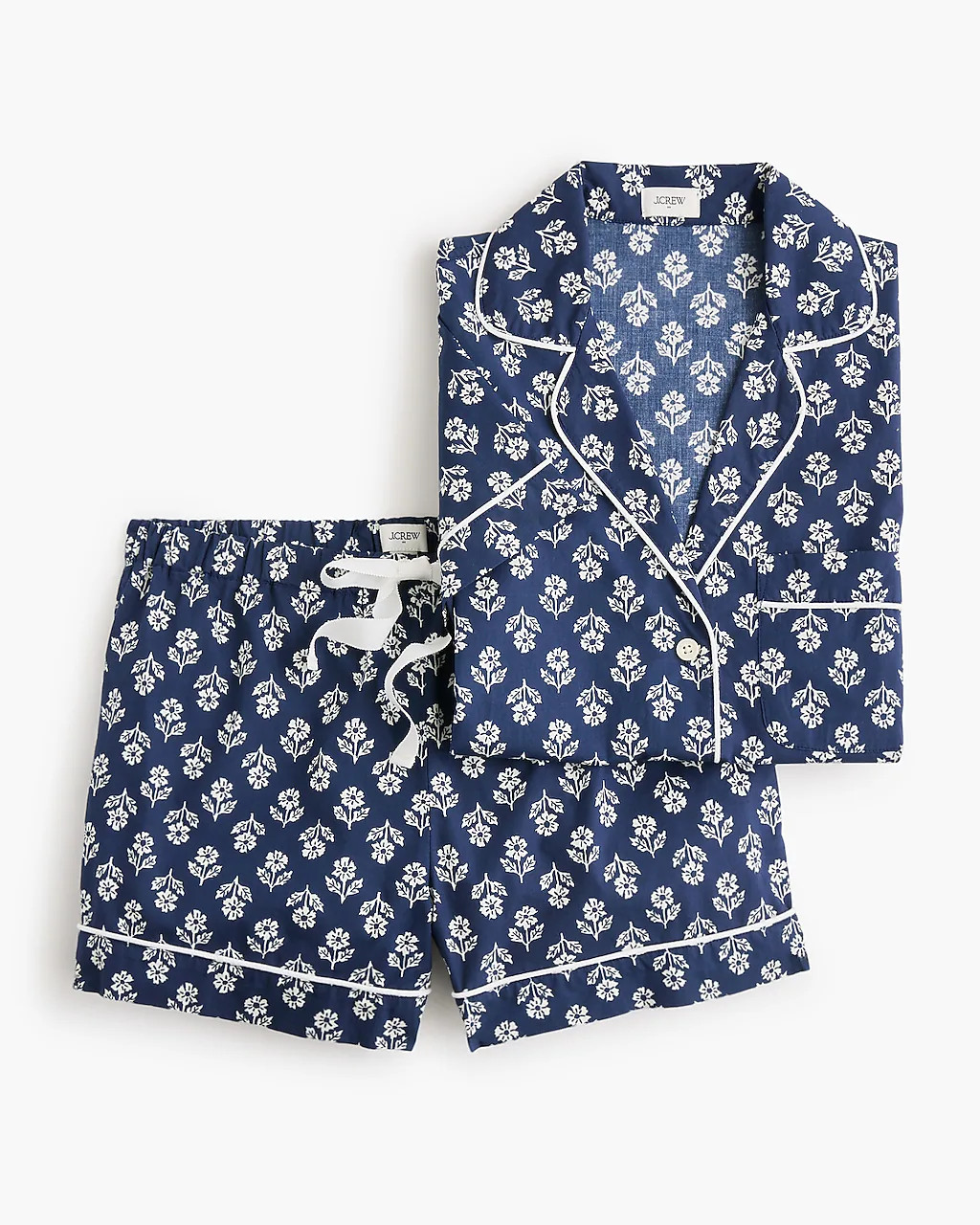 Short-sleeve top and short pajama set | J.Crew Factory