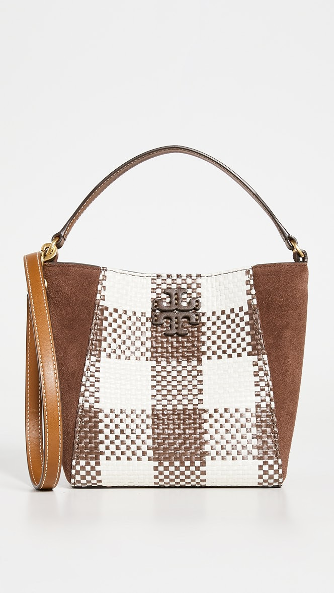 Mcgraw Woven Plaid Small Bucket Bag | Shopbop
