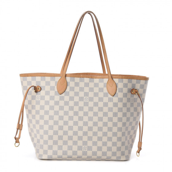 LOUIS VUITTON Damier Azur Neo Neverfull MM Rose Ballerine | Fashionphile