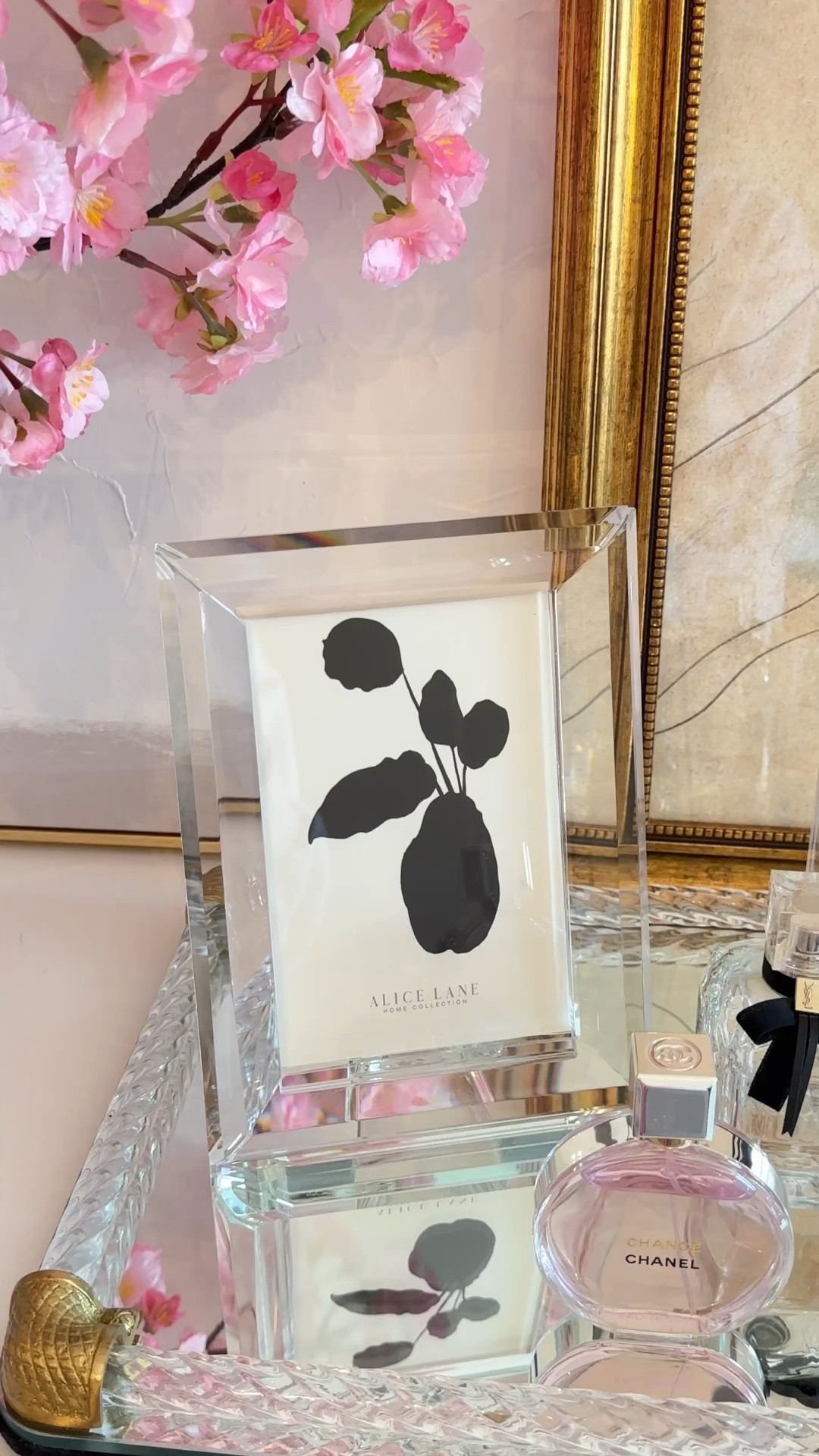 30% off ends tonight! Crystal picture frame, lucite mirrored tray sophisticated decor 

#LTKhome #LTKsalealert #LTKCyberWeek