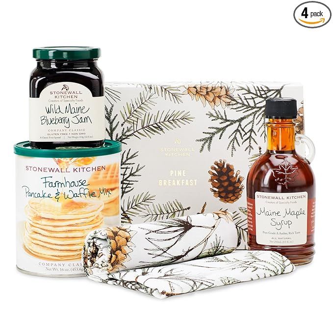 Stonewall Kitchen Pine Breakfast Gift - 4 piece Gift Set | Amazon (US)