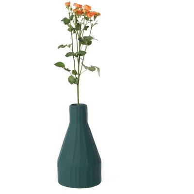 Uniquewise Modern Farmhouse Home Décor Accents; Living Room Décor, 5" Vase, Boho Vases for Table Decor, Housewarming Gift, Centerpiece Vase, Green | Target