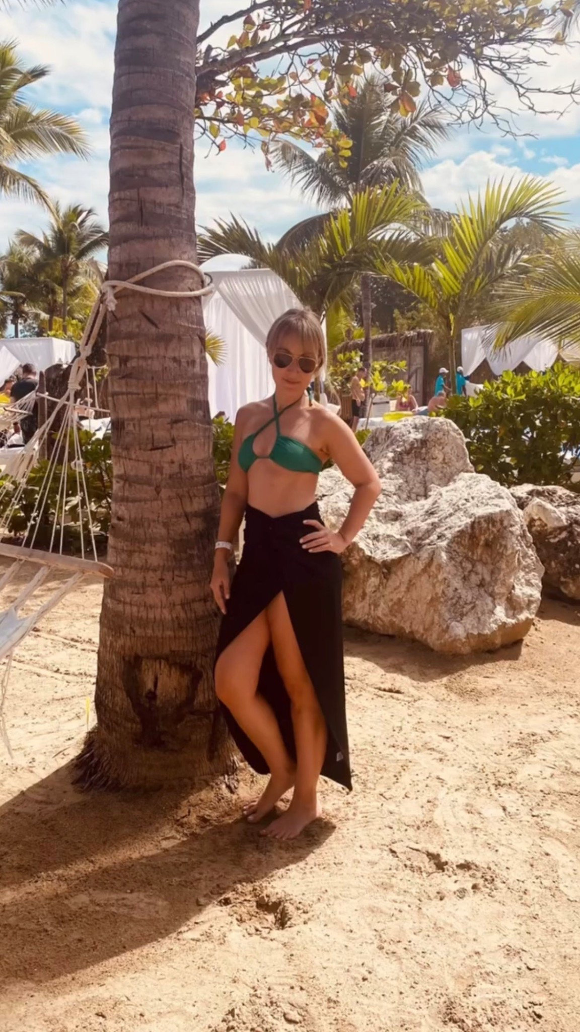 Take your dream vaycay off the vision board and make it real life in this cute fit! #ltkvaycay #vacay #vacation #bikini #coverup #skirt #beach 

#LTKTravel #LTKSeasonal