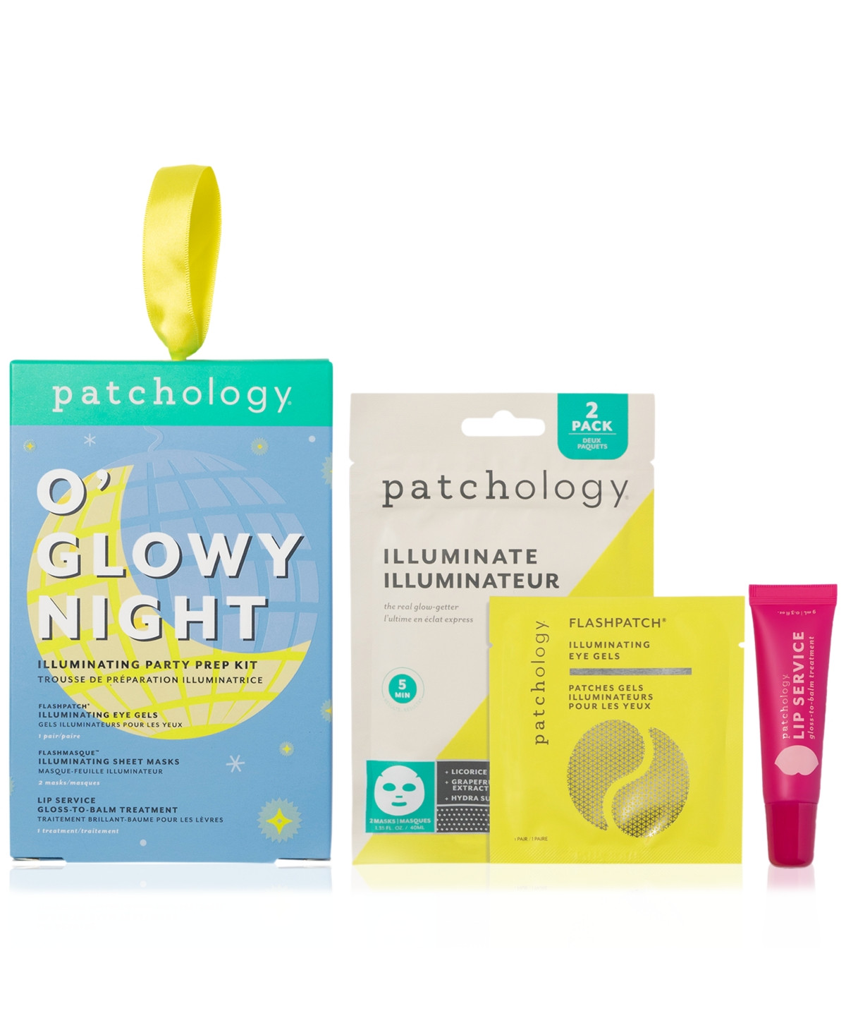 Patchology 3-Pc. O' Glowy Night Illuminating Party Prep Set | Macy's