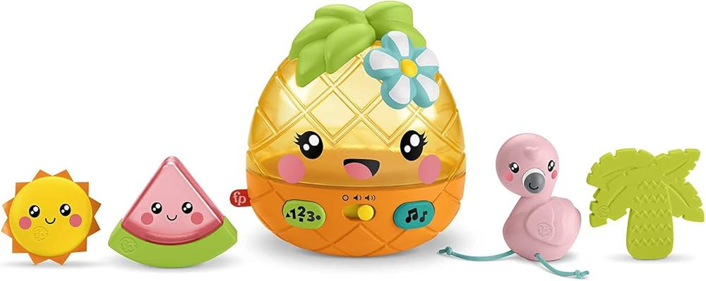 Fisher-Price Paradise Pals Magical Lights & Tunes Pineapple, Electronic Learning Toy with Music a... | Amazon (US)