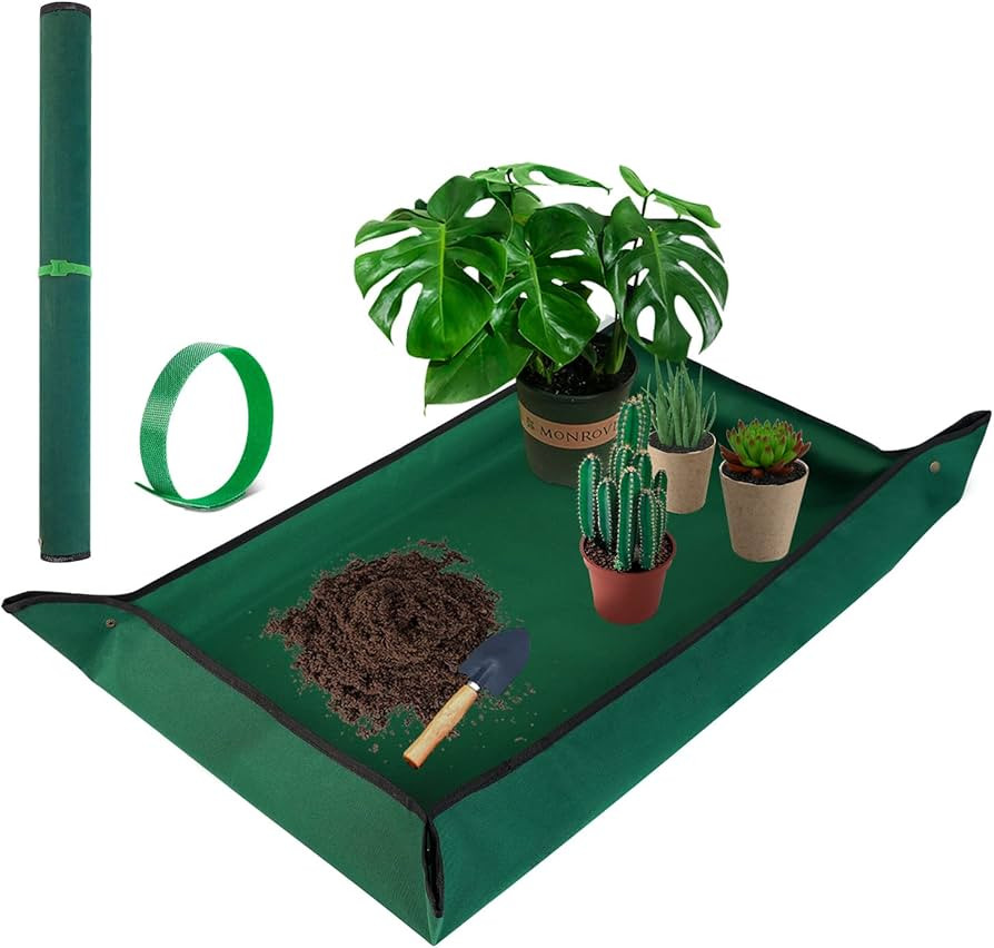 Extra Large Repotting Mat for Indoor Plant Transplanting and Mess Control, 43" X 29" Thickened Wa... | Amazon (US)