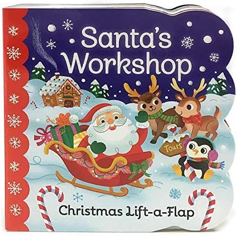 Santa's Workshop: A Christmas Lift-a-Flap Board Book for Babies and Toddlers (Chunky Lift-a-Flap) | Amazon (US)