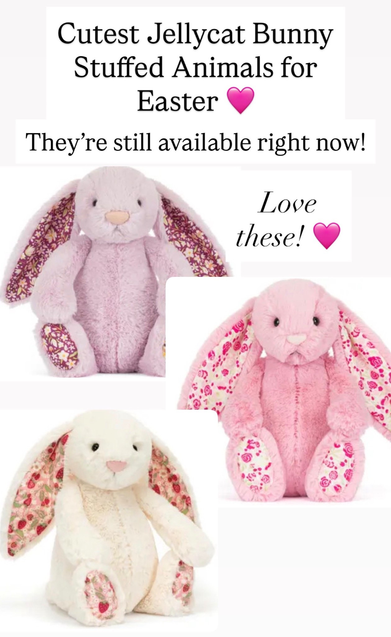Cutest jellycat stuffed animals 

#LTKSeasonal