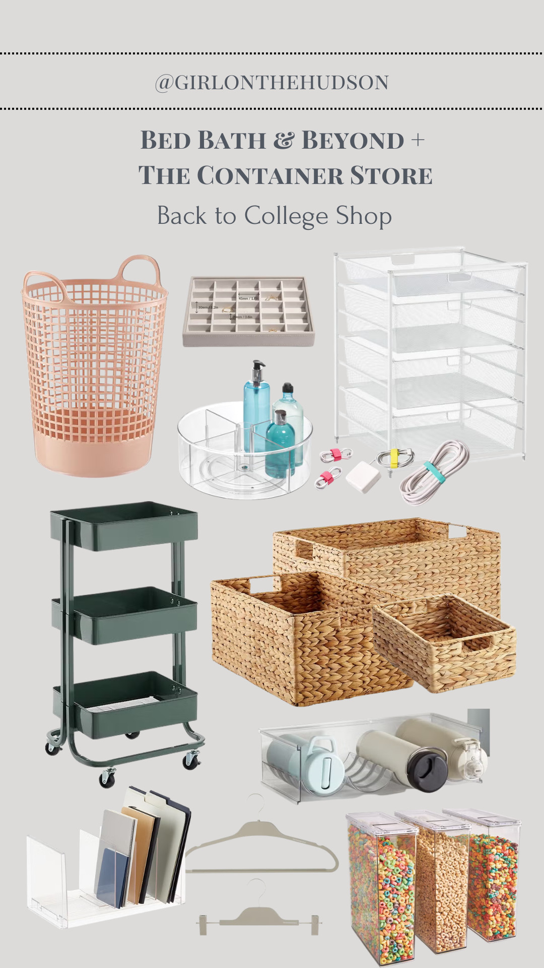 Bed Bath & Beyond + The Container Store’s College Shop is here just in time for back to school! The easiest, one-stop college shop for all of your dorm and school organizational needs. Linking products that I own and love!! 

#ad #thecontainerstore

#LTKstorytime #LTKSeasonal #LTKKids