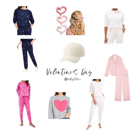 Valentine’s Day PJ’s & Loungewear : Galentine’s Day heart outfits 
Heart Claw Clips
Heart Hat 

#LTKfindsunder50 #LTKGiftGuide #LTKfindsunder100