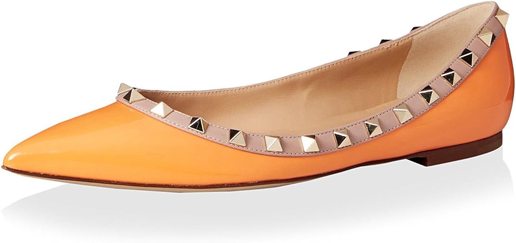 Valentino Women's Rockstud Ballet Flat | Amazon (US)