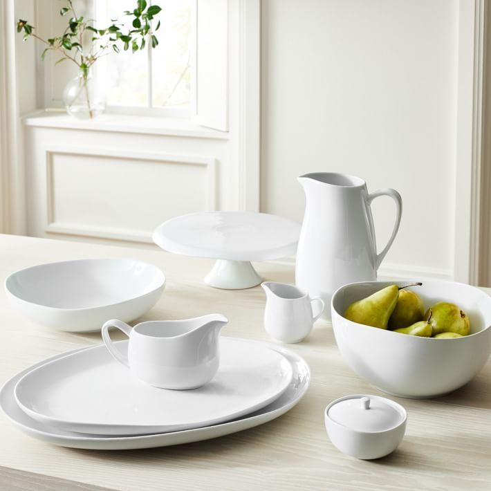 Organic Porcelain Serveware | West Elm (US)
