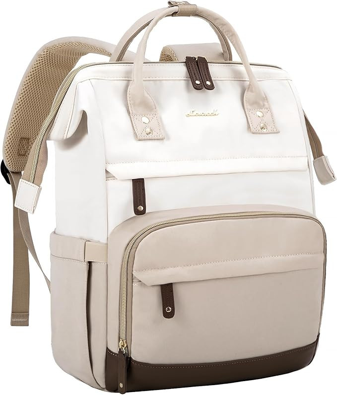 LOVEVOOK Laptop Backpack for Women, 15.6 Inch Work Business Backpacks Purse With Large Capacity, ... | Amazon (US)