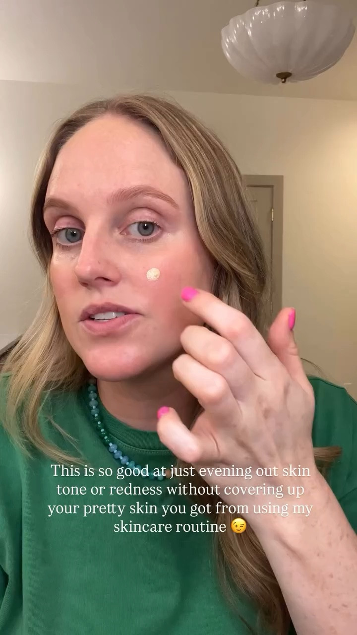 This is so good at just evening out skin tone or redness without covering up your pretty skin you got from using my skincare routine 😉

#LTKmomlife #LTKBeauty #LTKSaleAlert