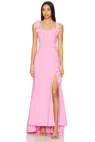 ELLIATT Evanora Gown in Pink from Revolve.com | Revolve Clothing (Global)