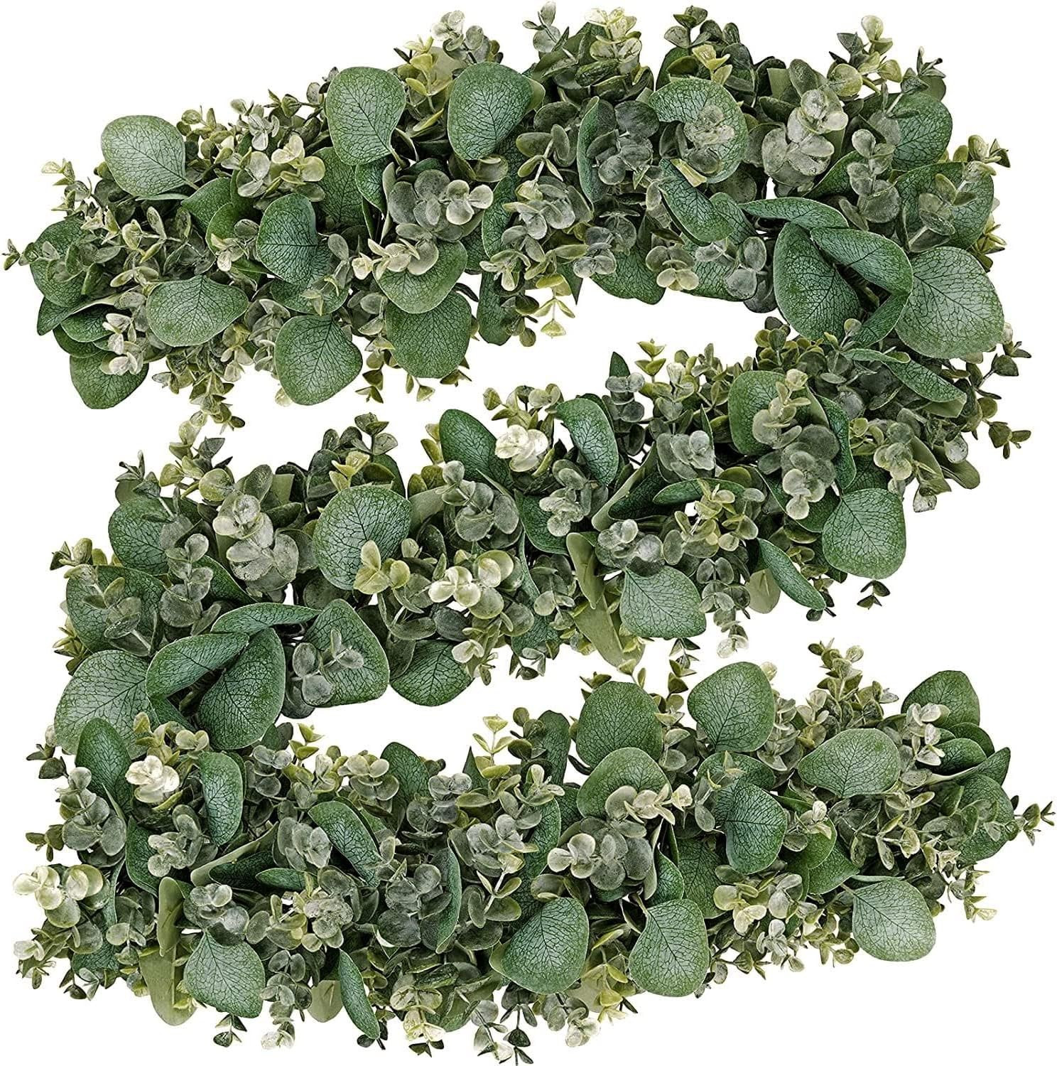 FLORLAB 6.2 Ft Long Faux Eucalyptus Greenery - Wedding Arch Summer Decor - Lambs Ear & Magnolia G... | Amazon (US)